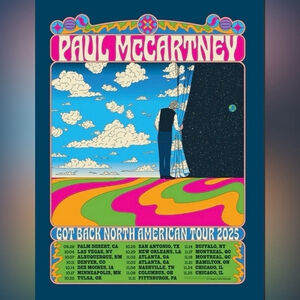 Paul McCartney Got Back Tour Lithograph Original | Mint Condition